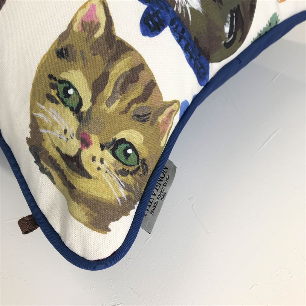 クッションカバー 45x45cm インポート フランス製 ナタリーレテ 猫 かわいい猫 Les Chats Out Style Official Web Shop