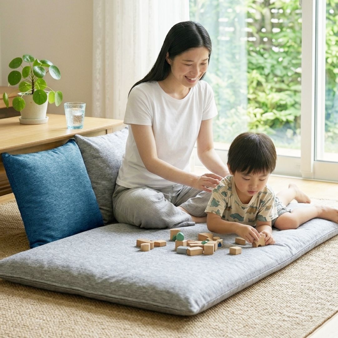 広々使える涼感プレイマット